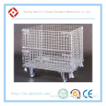 ISO9001 Stacking Steel Wire Mesh Storage Large Roll Cage